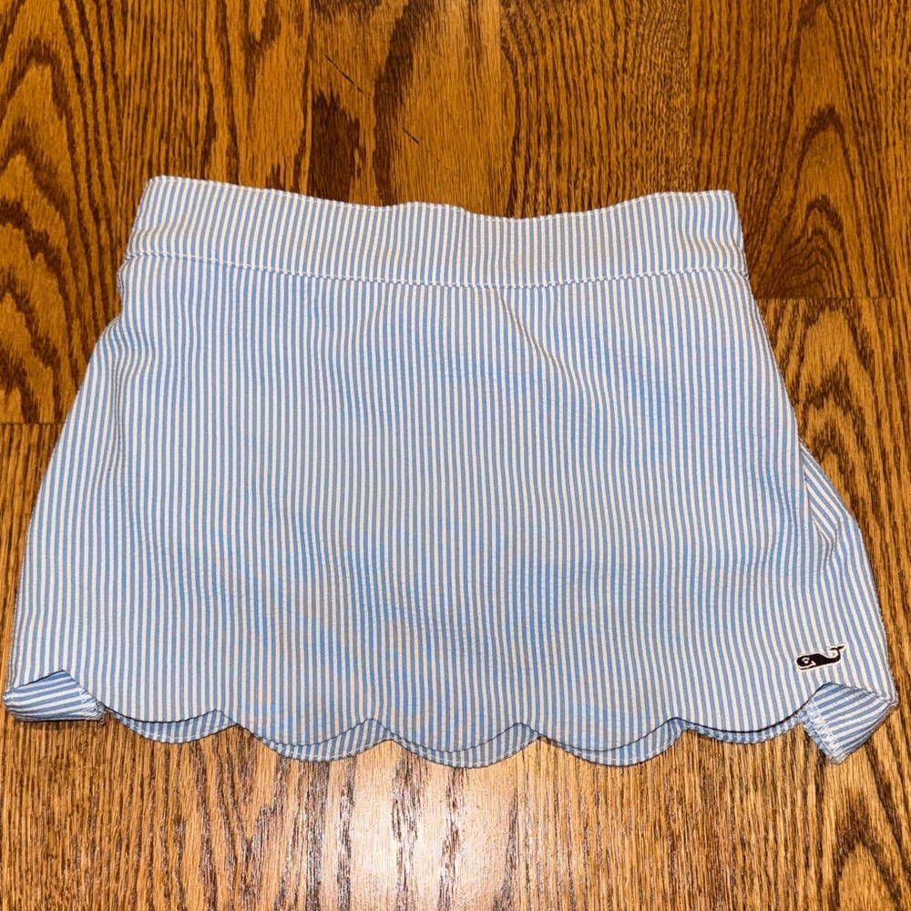 Vineyard Vines Blue and White Striped Toddler Skort